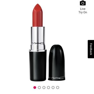 MAC LUSTREGLASS SHEER SHINE LIPSTICK: LADY BUG